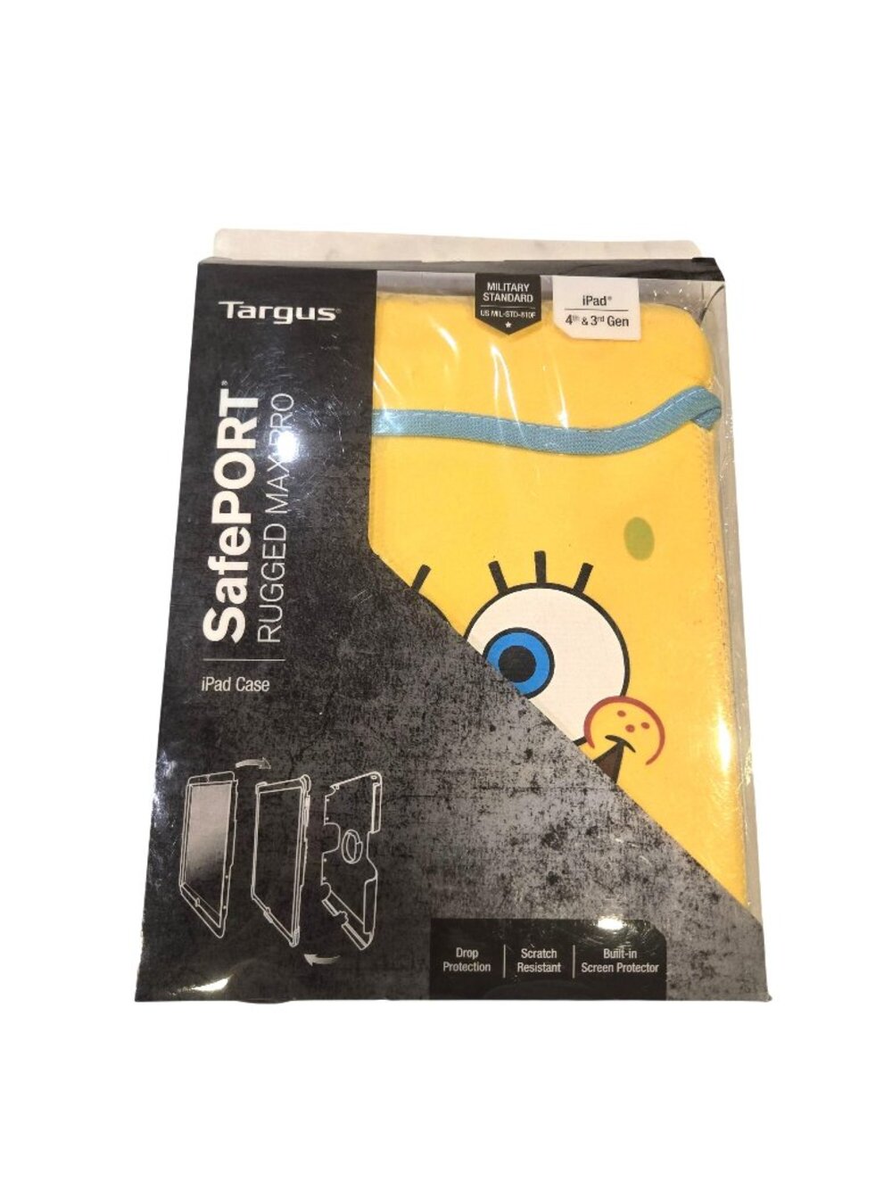 Spongebob Squarepants Targus SafePORT Rugged Max Pro iPad Case NIB